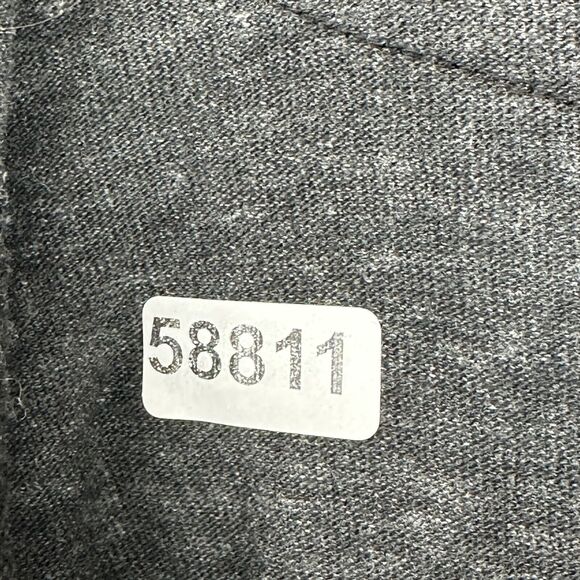 ALTERNATIVE Hoodie Womens L EARTH Sweatshirt Marled Elbow Sleeve Pullover Gray - Picture 12 of 12